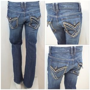 *MEN* DIVISION E, Straight Leg Denim Jeans, size 3